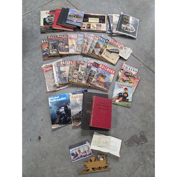 Vintage Railroad Magazines, Train Books & More!