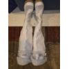 Image 1 : Hunter Womans Shearling And Leather Over The Knee Size 6 Brand New Boots