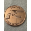 Image 1 : Colt 45 Single Action Army .999 Fine Copper Troy Ounce Coin - Mint Condition - Exceptional Coin
