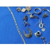 Image 11 : Large Assortment of Sterling Silver Jewelry Pieces: Rings, Bracelets, Necklaces, & More TW: 228.2g