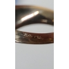 Image 5 : 10K Gold Blue Topaz & Diamond Hug Ring - Size 3 - Weight: 2.9g