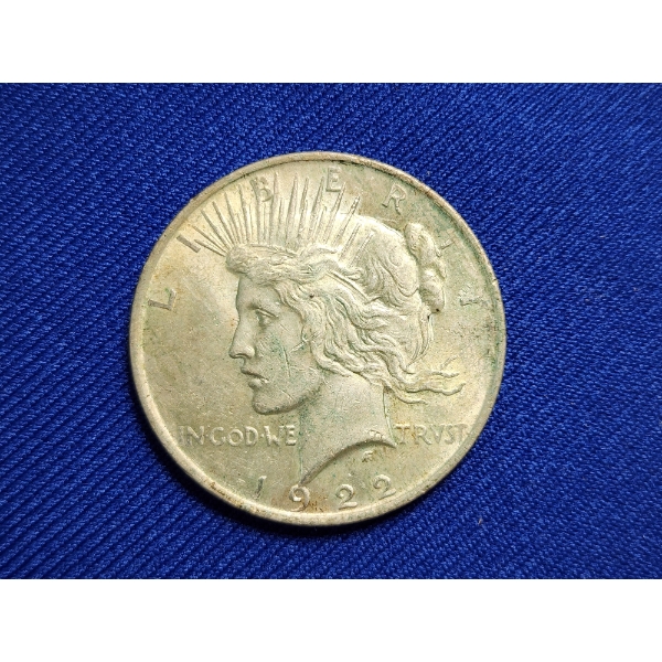 1922 Silver Peace Dollar - 90% Silver U.S. Dollar