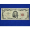Image 1 : United States Series 1963 $5 Red Seal Note SN: A36726671A