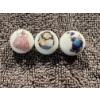 Image 1 : 3 - Vintage Wizard of Oz Glass Advertising Marbles