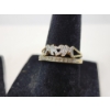 Image 3 : Three Nice 10K Gold Rings With Diamonds, ft. "MOM" Ring - Various Sizes - TW: 6.1g