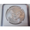 Image 4 : NGC MS70 2018-W Burnished American Silver Eagle First Releases 1 oz .999 Fine Silver 