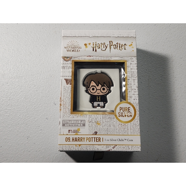 2021 Niue Harry Potter 1 oz .999 Fine Silver Chibi Coin - NZ Mint - Mintage 2,000