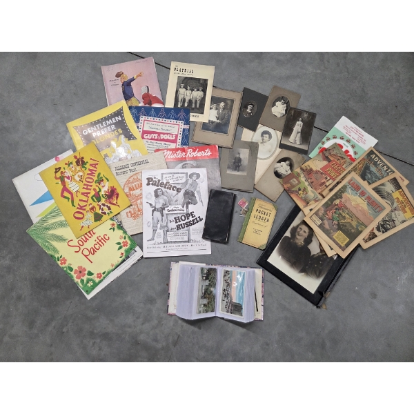 Vintage Collectables Including Playbills, Comics, Postcards, Photos & More! -No Shipping Available