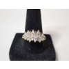 Image 2 : Gorgeous 14K Yellow Gold Ring with Marquise Stones - Size 9 - Total Weight 4.5g