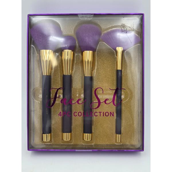 Brand New In Box, 4 Piece Bella Beauty Make Up Brush Set 