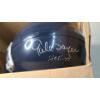 Image 7 : Signed Gale Sayers Chicago Bears HOF '77 Riddell Mini Football Helmet In Box