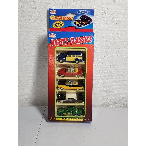 Buddy L Imperial Mighty Machines 5-Pack 1:64 Scale Diecast Ford Classic Cars 