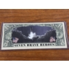 Image 2 : 2003 NASA Challenger Seven Dollar Heroes Commemorative Bill & Holder - Brand New 
