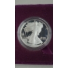 Image 4 : 1990 1 Oz 999 Fine Silver American Eagle Silver Proof Coin With Original Box