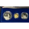 Image 4 : 1886-1986 United States Liberty Proof Ellis Island 3 Coin Set With Silver And Gold