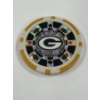 Image 2 : Incredible Green Bay Packers Officially Licensed 11.5 Clay Holographic Poker Chip - Low Production