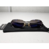 Image 1 : Polarized Oakley Wire Frame Sunglasses Blue/Purple Lenses Chrome Silver Frame - With Microfiber Bag