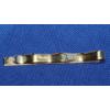 Image 2 : 14K Gold Engraved Tie Clip - Weight: 4.9g