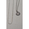 Image 2 : (3) Sterling Silver Necklaces Including Tiffany & Co "Nike 26.2 Finisher" Necklace - Weight: 17.8g