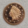 Image 1 : Privately Minted .999 Fine Copper Bullion Round featuring a Commemorative Indian Head Motif