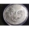 Image 4 : 1 Oz .999 Fine Silver 2018 American Eagle Round in Capsule Protector