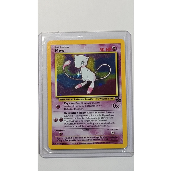 Pokémon TCG Mew #9 Wizards Black Star Promo Holo Rare Pokémon Trading Card