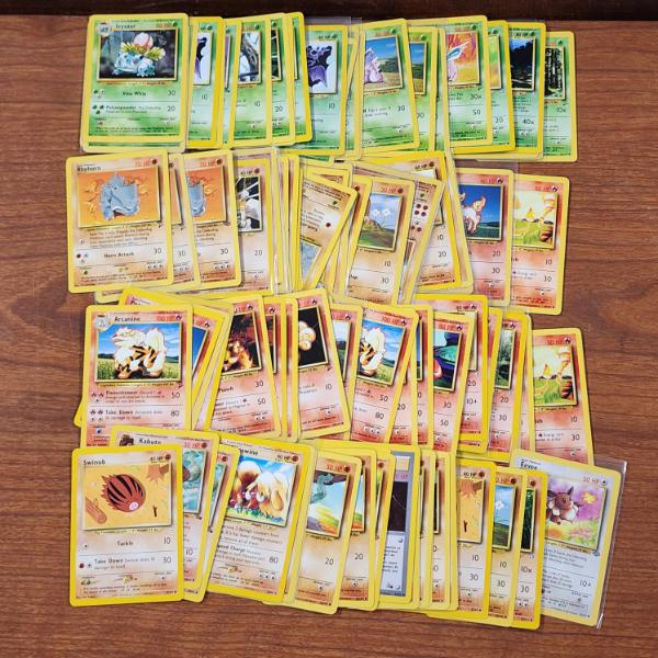 Nice Large Assortment Of Vintage Pokemon Trading Cards From Base Set, Jungle, Fossil, Neo & More!
