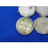 Image 4 : x4 Great Britain 3 Pence Silver Coins ASW: 0.0227 oz Each