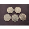 Image 1 : 5 - United States Eisenhower Dollars Coin - Excellent Condition