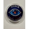 Image 1 : SOBER Challenge Coin In Protective Holder - Mint Condition - Limited Edition