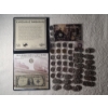 Image 2 : $25 in Asstd. US Quarters, Washington's Last Year Silver Coin & Currency w/ Cherished Dime Displays