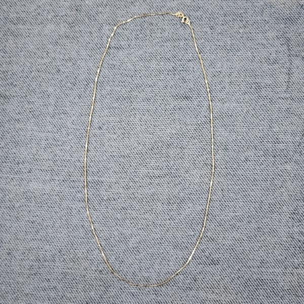 14K Yellow Gold Rope Necklace Weighing 1.1 Grams