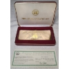 Image 1 : National Collector's Mint 2005 $2 Gold Leaf Certificate 