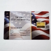 Image 3 : America's 250th Anniversary Commemorative Gold Card - 1/1000 oz .999 Gold  