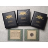 Image 1 : United States 1865 Three Cent Nickel With Display & Three U.S. Commemorative Gallery Quarter Books