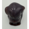 Image 5 : Adorable Degenhart Vintage Glass Dog Figurine -Orchid