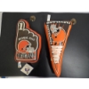 Image 1 : 1997 Vintage Stuffed NFL Cleveland Browns Hangers With Suction Cups 