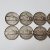 Image 2 : Ten Assorted United States 35% Silver Wartime Nickels