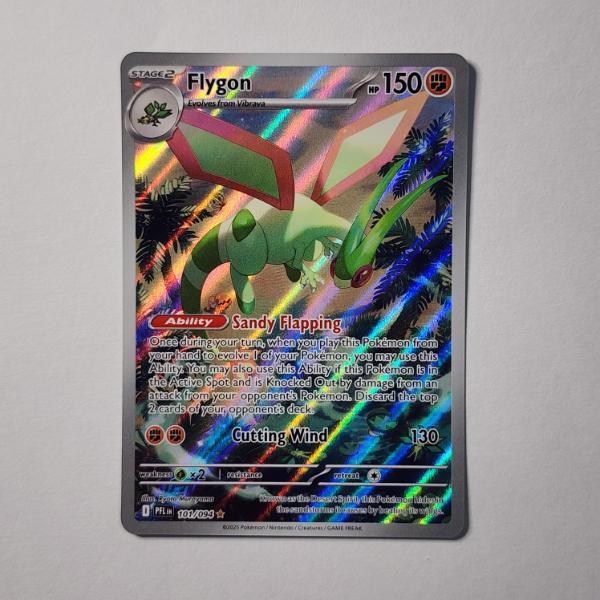 Flygon 101/094 Holo Rare Near Mint Pokemon Trading Card
