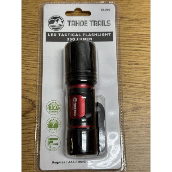 Tahoe Trails LED Tactical Flashlight 350 Lumen - Brand New In The Package