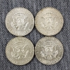 Image 2 : Four 1965 United States 40% Silver Kennedy Half Dollars ~ $2.00 Face Value