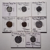 Image 1 : Eight Assorted State Tax Tokens Including Kansas, Illinois, Arizona, Washington Missouri & Utah!