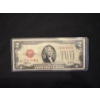 Image 1 :  1928 United States Jefferson $2.00 Bill In Protective Holder - Excellent Condition