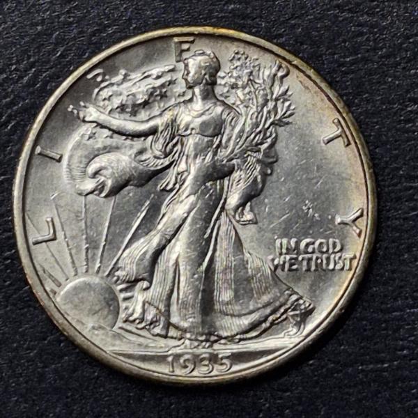 1935 S Walking Liberty Half Dollar - HG See Pictures For Condition