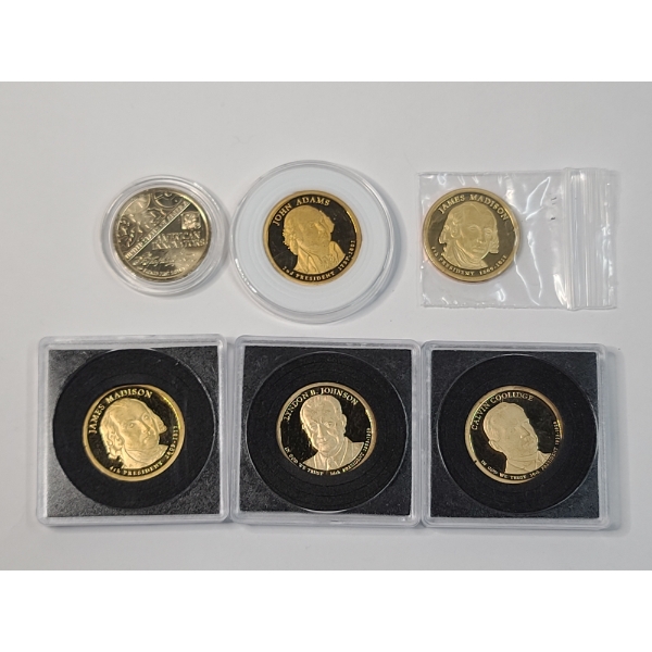 Collection Of United States Presidential Dollars & Innovation Dollar - Face Value: $6.00