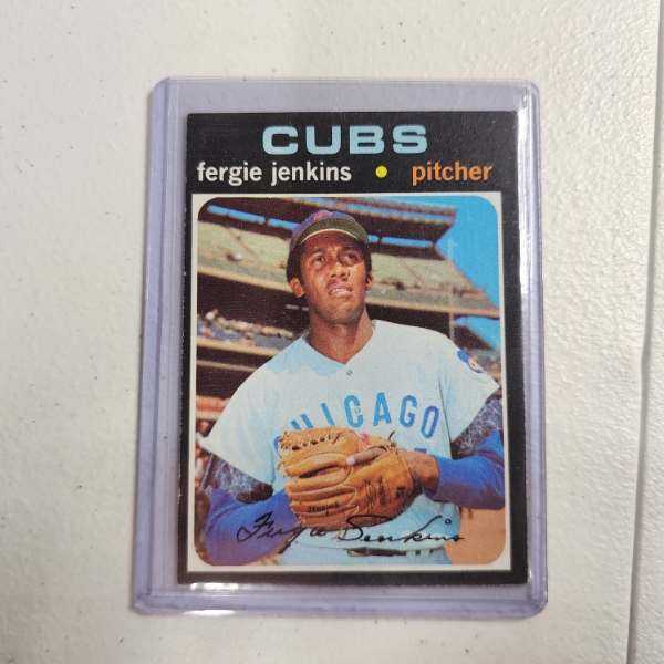1971 Topps Fergie Jenkins #280 Chicago Cubs Baseball Card 