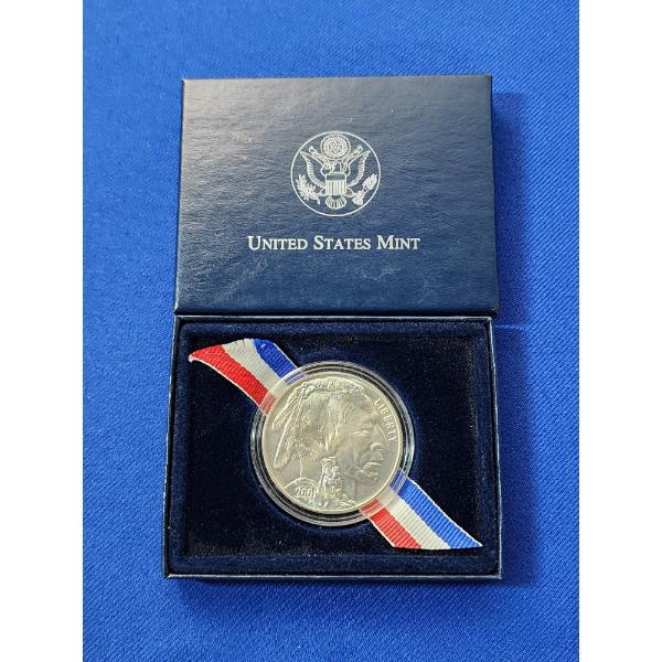 2001-F United States Mint American Buffalo Commemorative Proof Silver Dollar - 90% Silver
