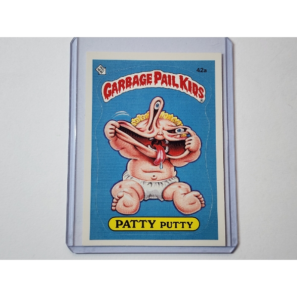 1985 Topps Garbage Pail Kids Patty Putty - Mint Condition in Protective Card Holder