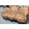 Image 1 : Mid Century Victorian Style Upholstered Sofa As Shown.  