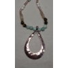 Image 2 : J.Jill Gorgeous Sedona Skies Open Teardrop Pendant 38" Long Necklace